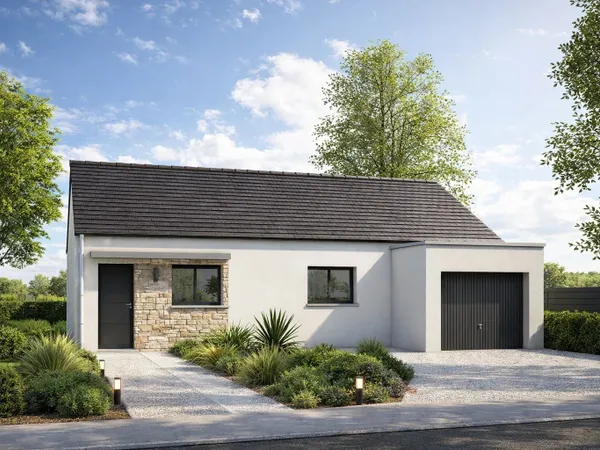 Terrain + maison 76 m²