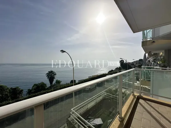 En exclusivité deux pièces avec terrasse, magnifique vue mer panoramique et spacieux parking
