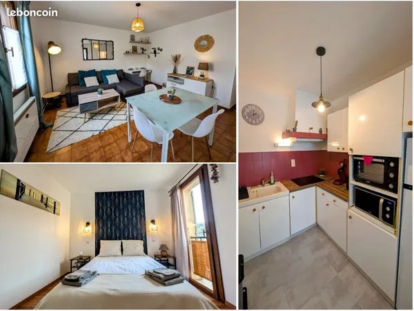 Charmant T2 Meublé 42 m² Centre-Ville Gréoux-les-Bains — Loyer 690 Eau Comprise