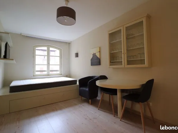 Studio meublé de 26 m² à louer au centre Historique de Colmar