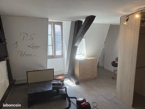 RARE — Hypercentre Bourges — 37 m² plein de cachet — Chauffage NEUF —