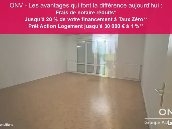 Appartement 2 pièces 57 m²