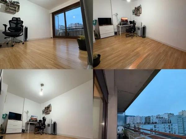 Studio 24 m² avec grand balcon et vue dégagée - Grenoble