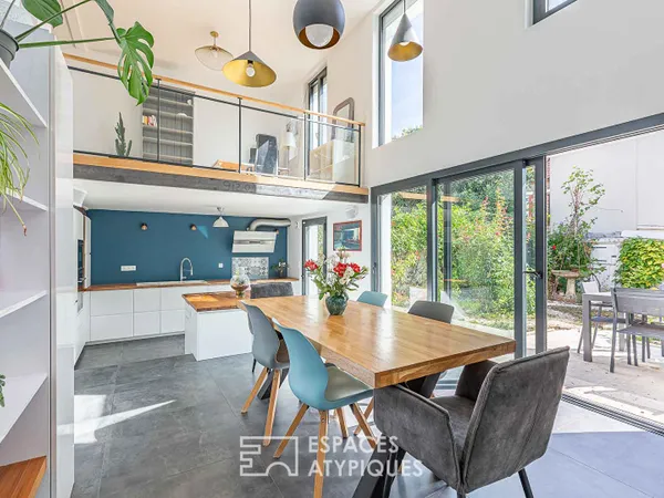 Maison contemporaine et familiale avec jardin aux portes de Paris