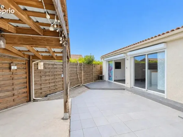 Pavillon individuel de plain pied a 800m de la mer