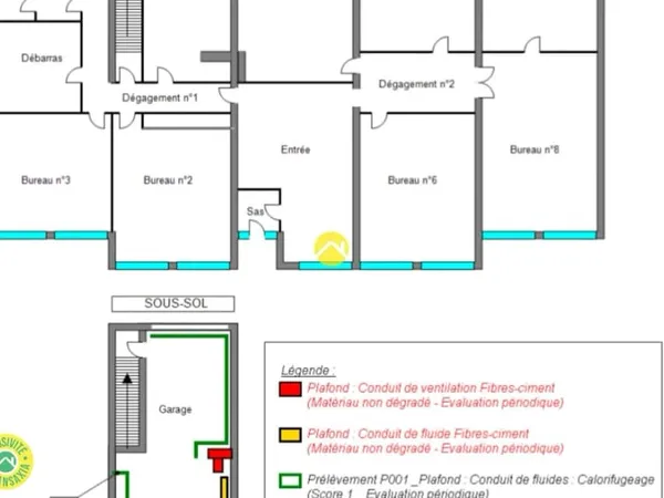 Bureaux 10 pièces 175 m²