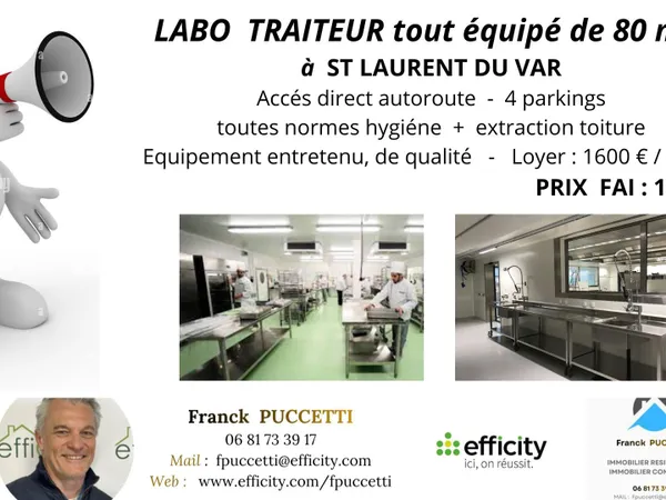 Fonds de commerce 80 m²