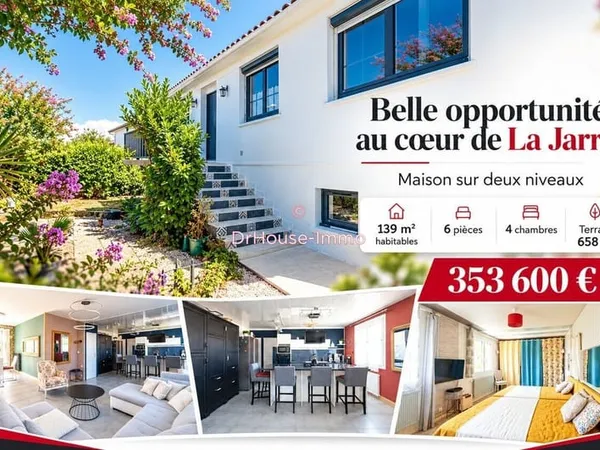 LA JARRIE - MAISON FAMILIALE 139 M² - 4 CHAMBRES
