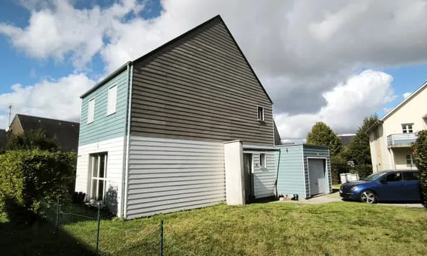 Maison ossature bois avec garage et jardin - Ymare