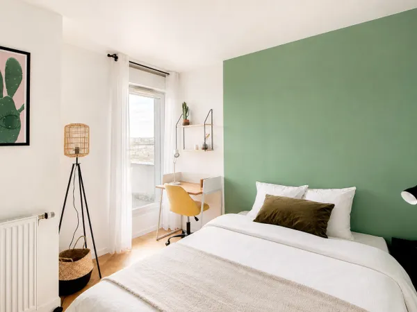 Chambre agréable de 10 m² à louer à Saint-Denis