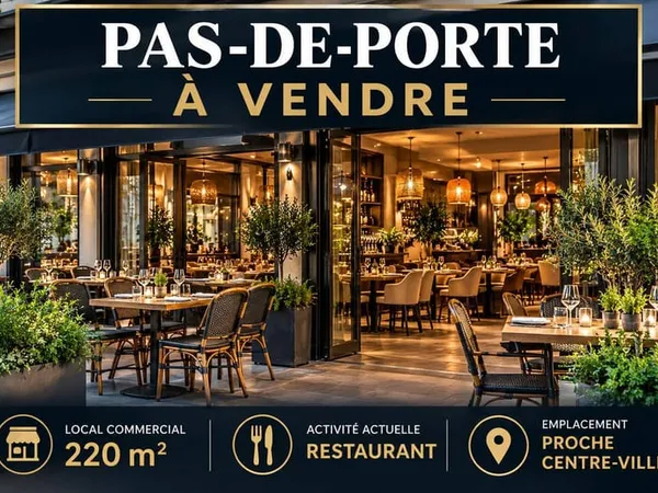 Local commercial 220 m²