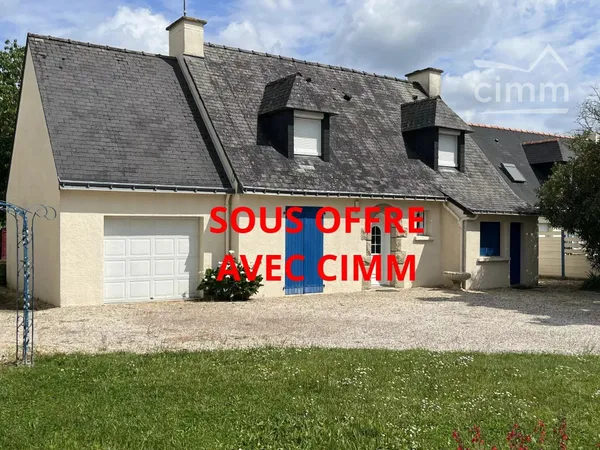 Maison T4 de 120 m² et 994 m² de terrain clos à NORT SUR ERDRE