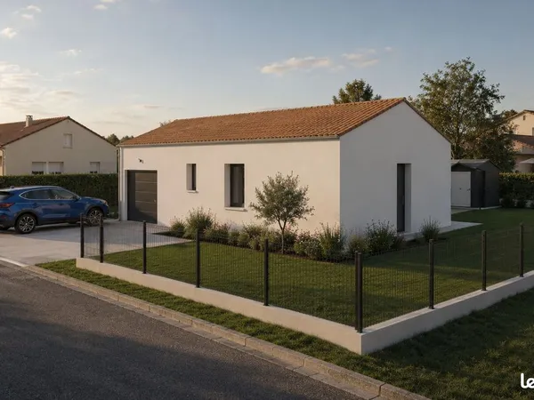 Projet de construction d'une maison 49.47 m² avec terrain à GANNAT (03)