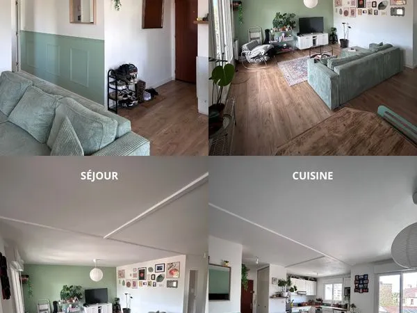 T2 47 m² rénové 2025 - quartier jouvence république -balcon, cave, garage