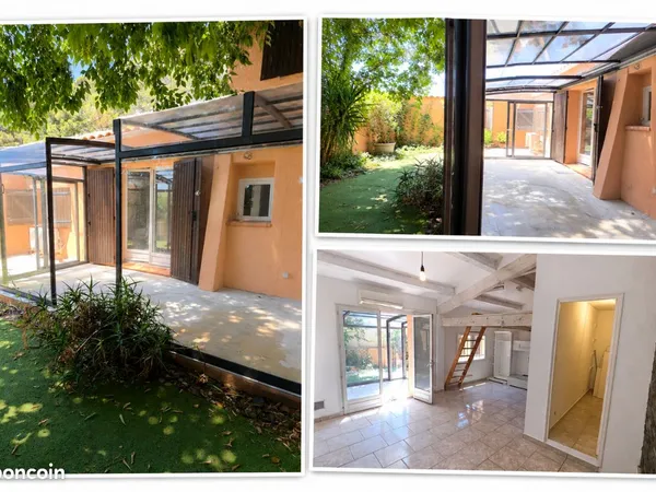 Maison T3 67m3 jardin veranda bioclimatique