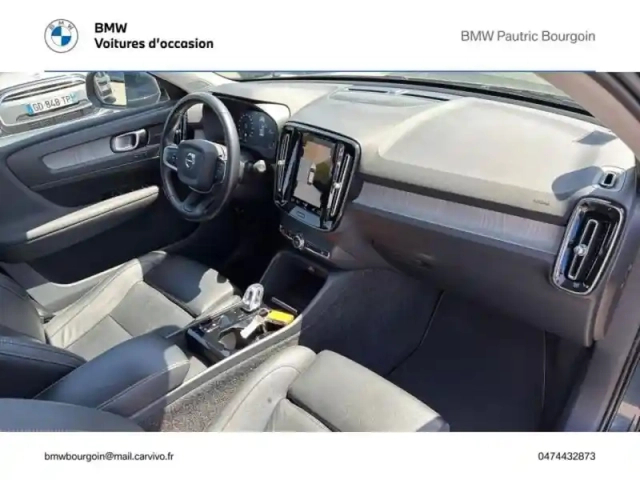 Volvo Xc40 t5 recharge 180 + 82ch inscription luxe dct 7 — photo 9
