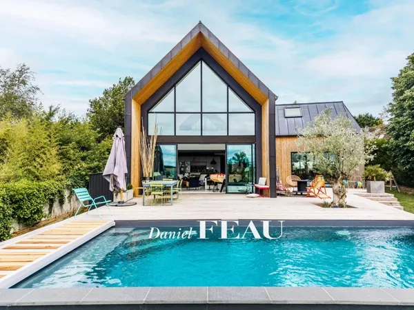 Proche Gambais, maison d'architecte bio climatique