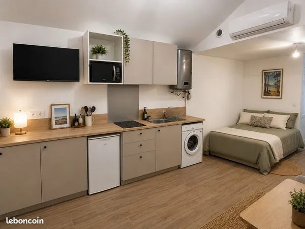 Maison rénovée T1 Bis 28m² + Terrasse privative - Dax centre - Idéal étudiant