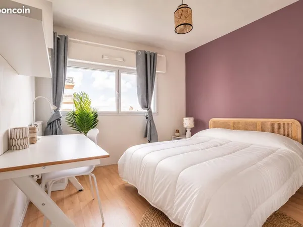 Emménage dans cette élégante chambre de 11 m² à louer en co-living sur l'île de Nantes - NT12