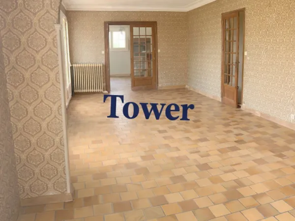 VAL DE COGNAC - 16370 - Maison 6 piéces de 146 m2 avec un sous sol de 120 m2 édifiée sur 8000 m2 .