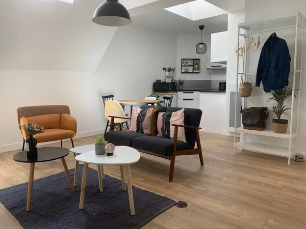 Loue appartement meublés - Rue Franklin - Nantes centre ville