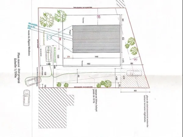 Terrain constructible avec permis