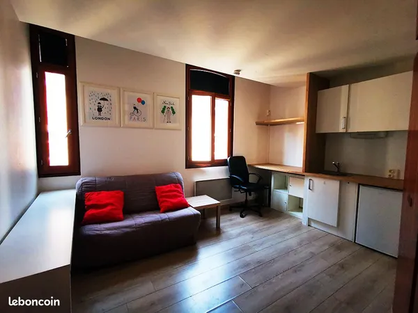 Location studio T1 meublé Toulouse Capitole