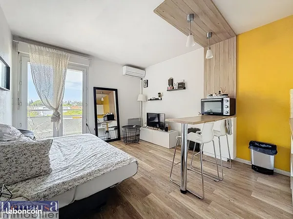 Studio 2 pièces 21 m²