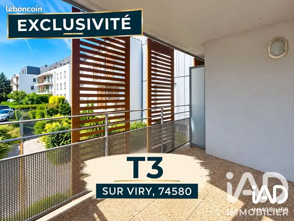 Appartement 3 pièces 65 m²