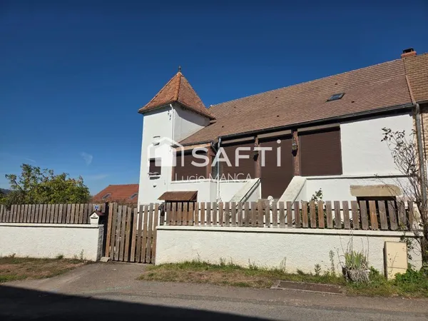 Maison à rénover avec grange et bois possible