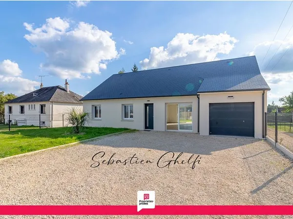 Soings en Sologne maison de plain-pied avec 3 chambres cellier et garage