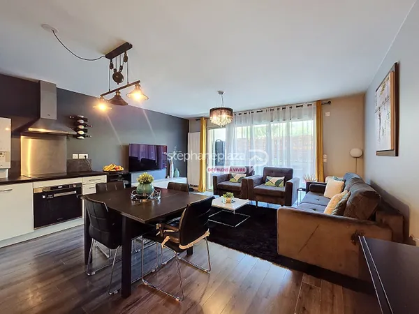 T3 meublé ? 67,8 m² ? Rez-de-chaussée avec terrasse