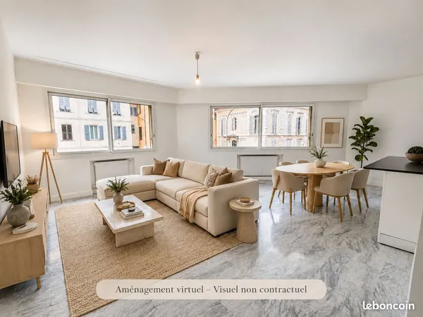 Menton centre grand 2 pieces