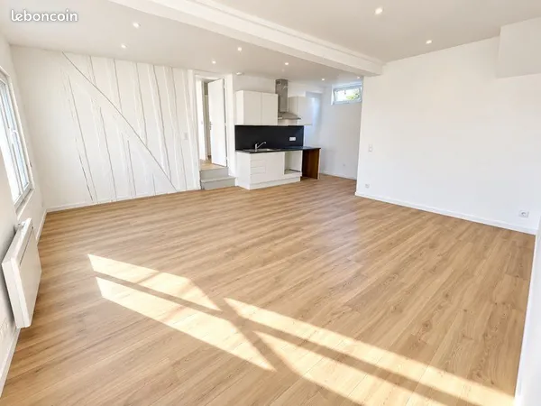 à louer - gisors centre - appartement f2 neuf 55 m² - 1er étage - suite parentale - parking privatif