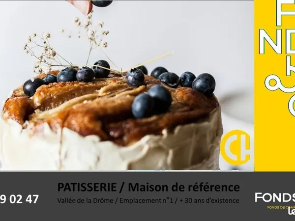 Fonds de commerce pâtisserie 180 m²