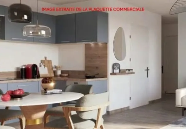 Studio 1 pièce 33 m²