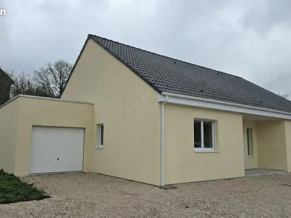 Une maison neuve tout compris. Cuisine, carrelage, parquet, PAC, WC, douche italienne, double vasque