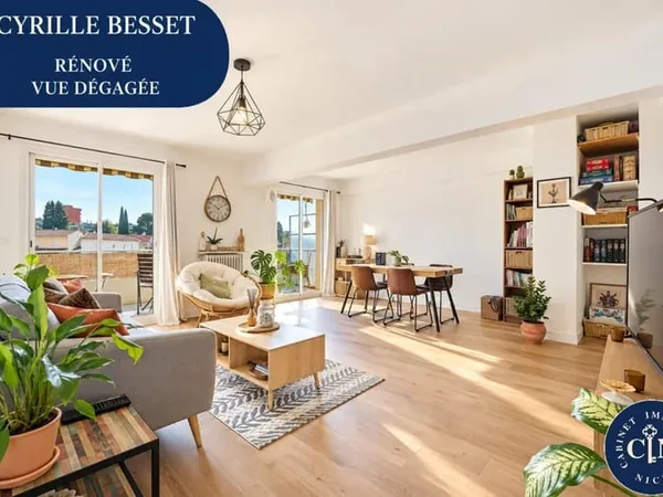 3 pièces 61 m² - Dernier étage vue dégagée - Cyrille Besset