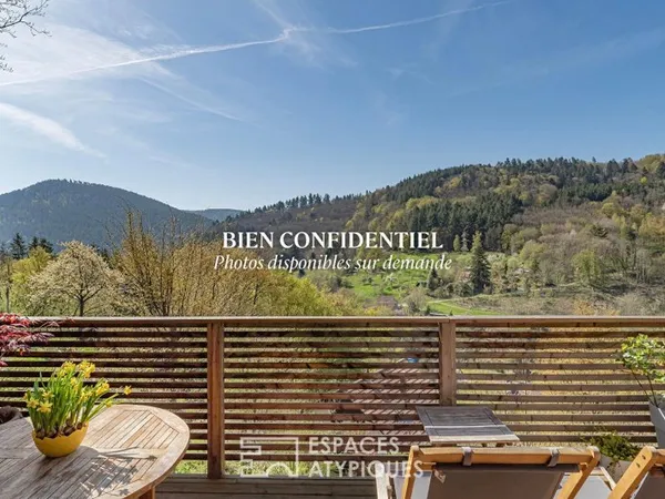 Chalet contemporain au panorama contemplatif