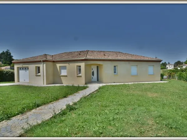 Maison à vendre 6 pièces LA CROIX BLANCHE (47)-4 CHAMBRES-GARAGE-JARDIN