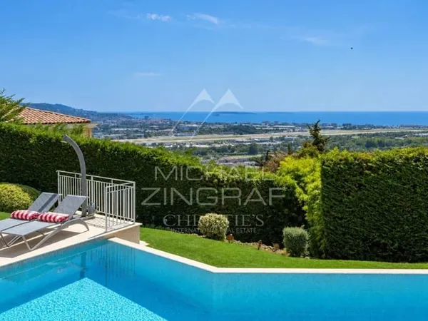 Cannes - Mandelieu la Napoule - PROPRIÉTÉ VUE MER DANS DOMAINE PRIVÉ