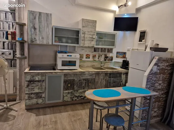 Appartement Location Amélie-les-Bains-Palalda 1p 22m² 450€
