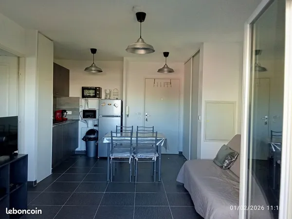 Appartement T2 meublé 37,54m2 La Seyne