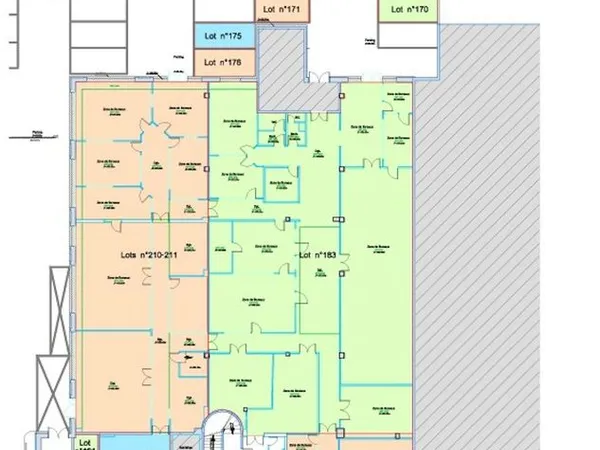 Bureaux 518 m² Colombes
