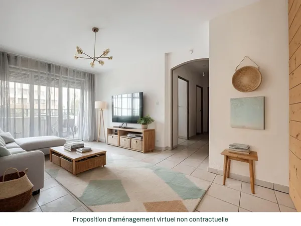 A VENDRE - TOULOUSE quartier Borderouge - Appartement 2 pièces 48m² avec balcon et parking aérien