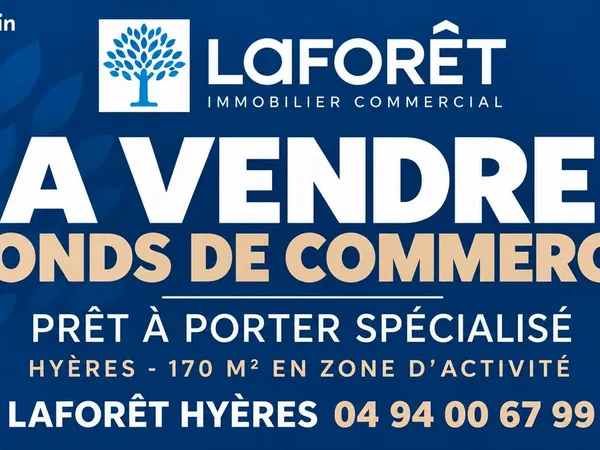 Fonds de commerce 170 m² HYERES