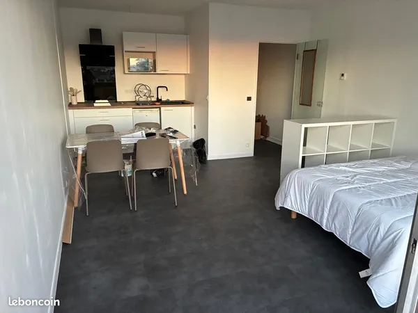 Studio meublé neuf et lumineux, coeur de Pau