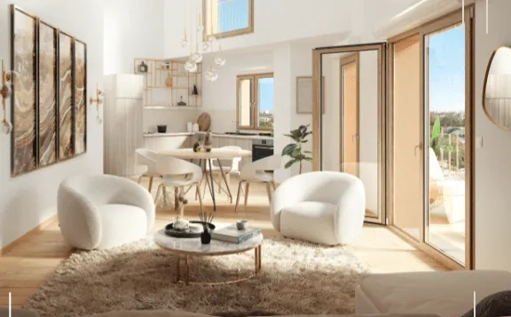 Appartement 2 pièces 60 m²