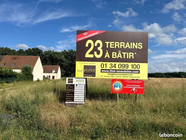 Terrain 364 m² Pontarmé