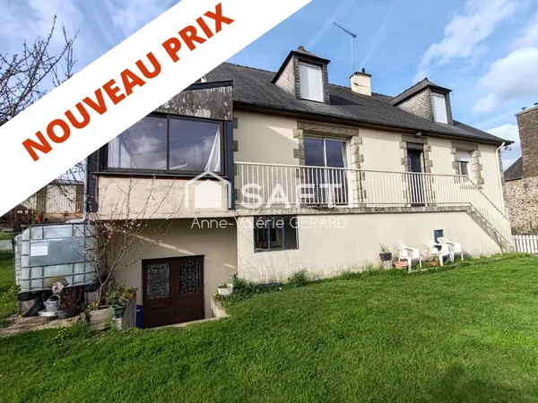 Pavillon 202 m² avec sous sol et grand terrain clos